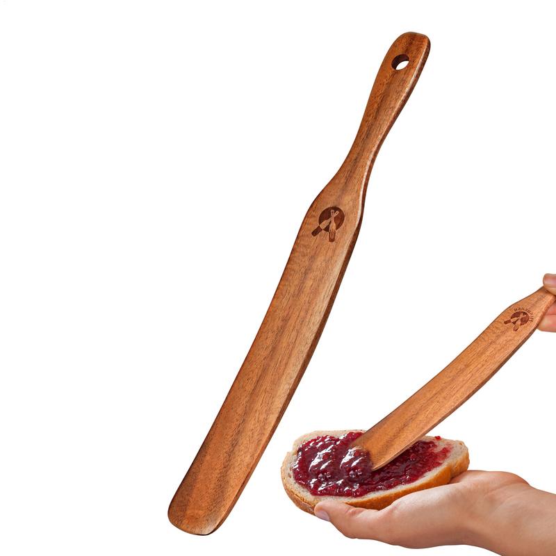 Okonomiyaki Spatula - Vara de agitação de madeira, jarra