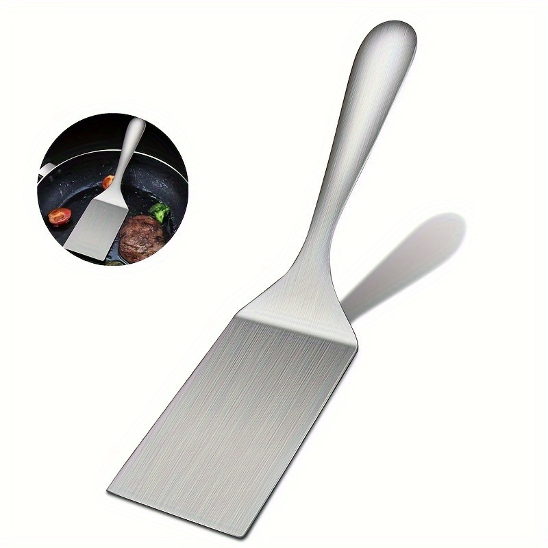 Okonomiyaki Spatula - Espátula Pequena de Aço Inoxidável, Espátula