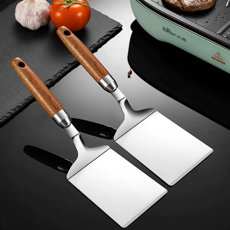 Okonomiyaki Spatula - Espátula de Aço Inoxidável para Cozinha,