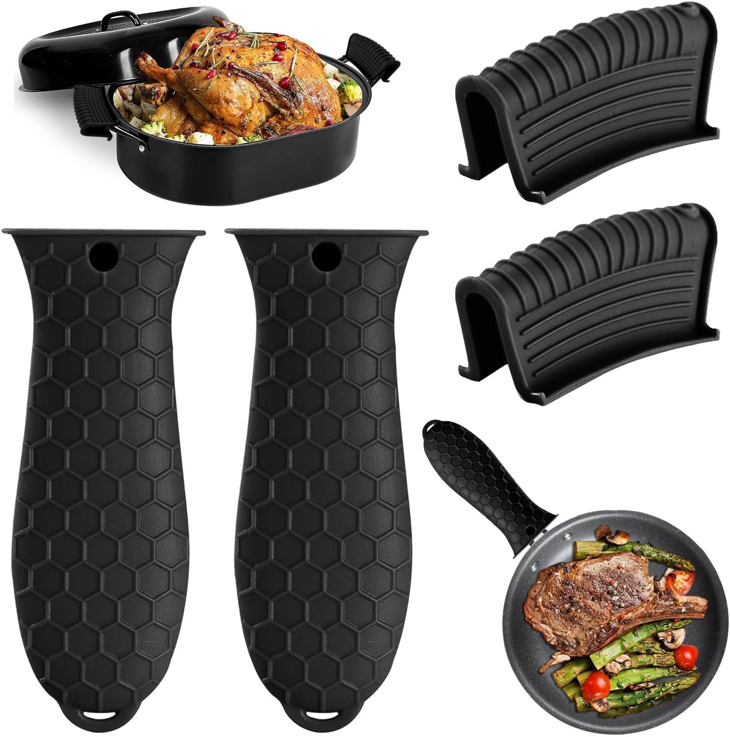 Cast Iron Corn - Protetores de Silicone Resistentes ao Calor