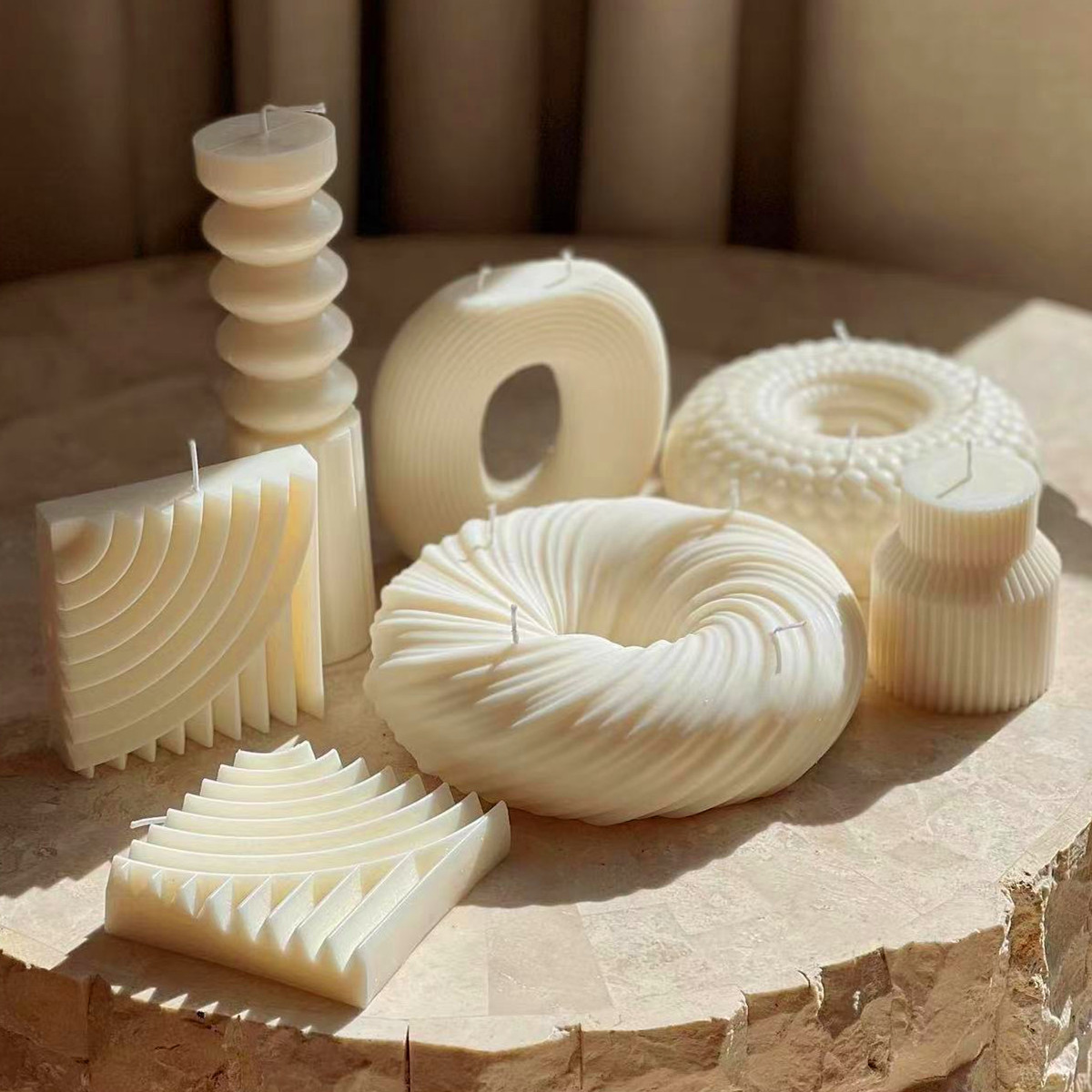 Donut Mold Silicone - Molde feito à mão da vela