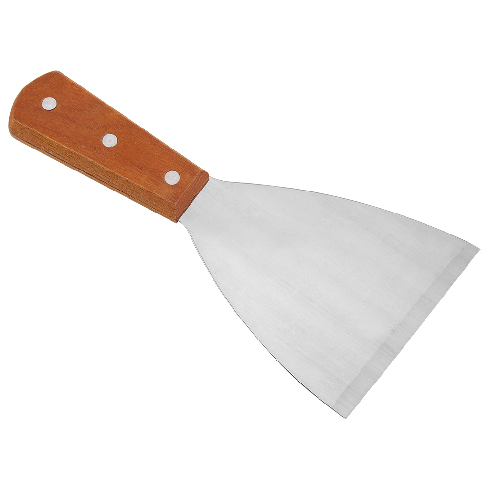 Okonomiyaki Spatula - Raspador de pá de aço inoxidável,