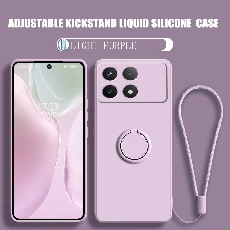 Taco Stand Holder - Luxo silicone líquido suporte magnético caso
