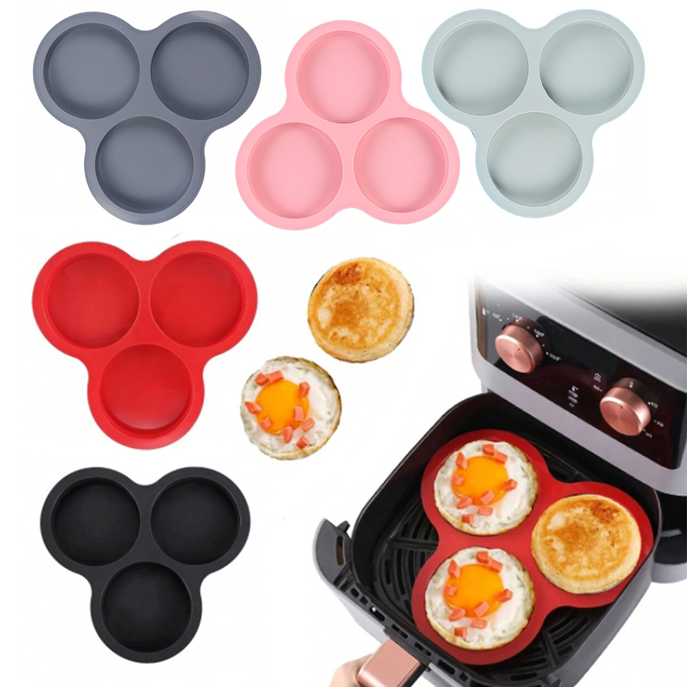 Egg Waffle Pan - Molde de ovo de silicone fritadeira