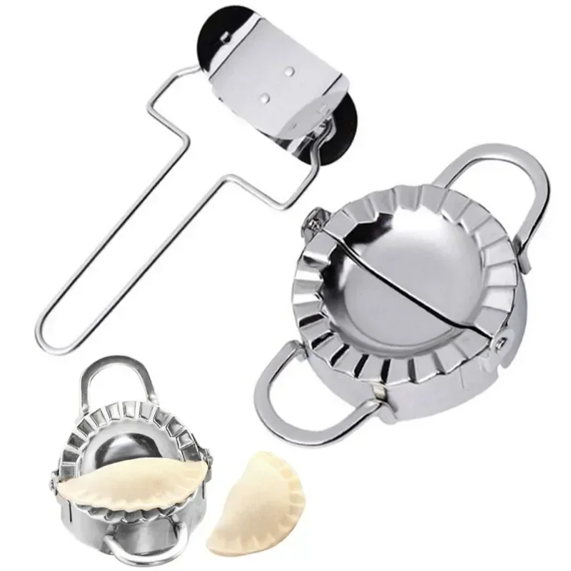 Dumpling Press Set - Cortador e Estampador de Massa para