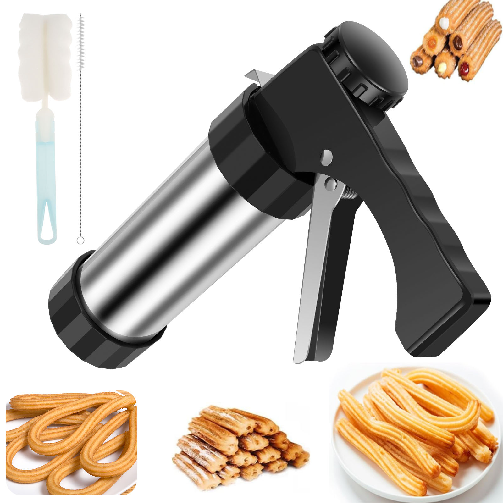 Churros Maker Gun - Churro fabricante máquina de biscoito imprensa