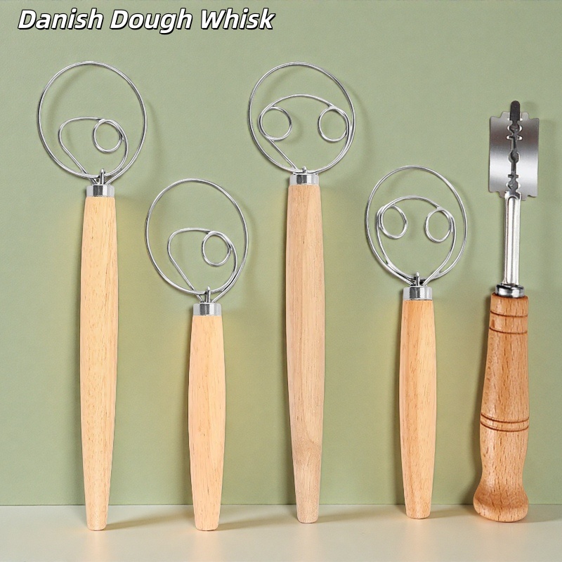 Danish Pancake Pan - Batedor de Massa em Aço Inoxidável