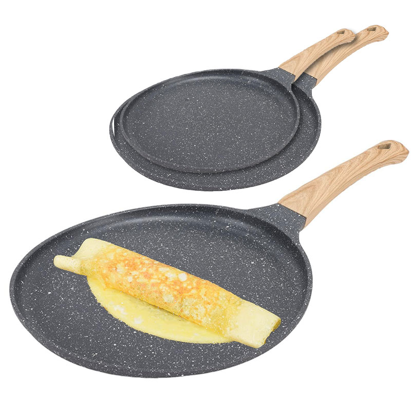 Mini Pancake Griddle - Panela Antiaderente de Cerâmica para Ovos