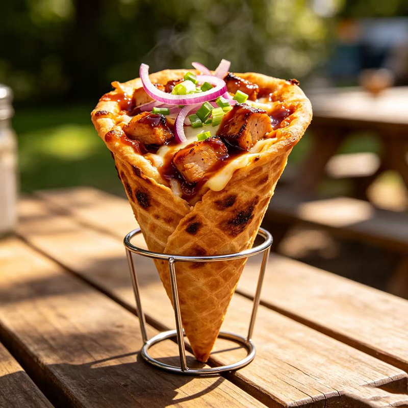 Waffle Cone Maker - Máquina de Chá e Café Comestível,