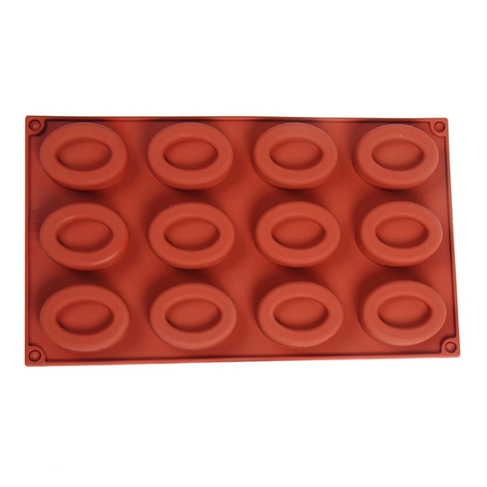 Donut Mold Silicone - Forma de silicone flexível com 12