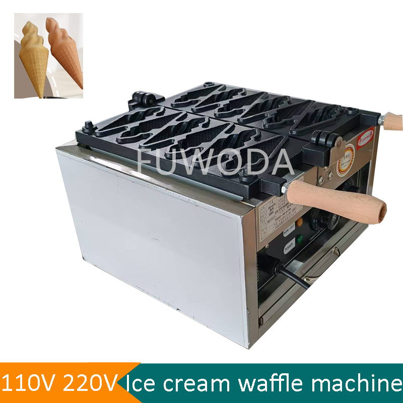 Waffle Cone Maker - Máquina Elétrica para Fazer Casquinhas de