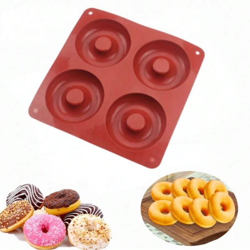Donut Mold Silicone - Molde de silicone para rosquinha, 4