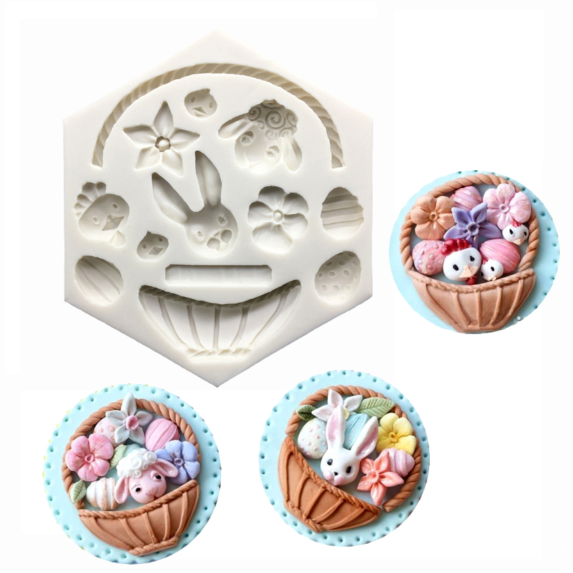 Bunny Cake Mold - Molde de Silicone de Coelho da
