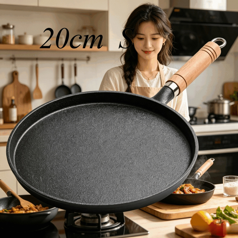 Egg Waffle Pan - Panela de Ferro Fundido de 20cm