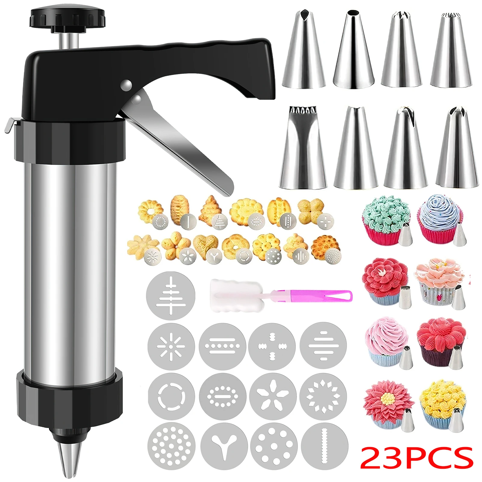 Churros Maker Gun - Pistola de Pressão para Biscoitos de