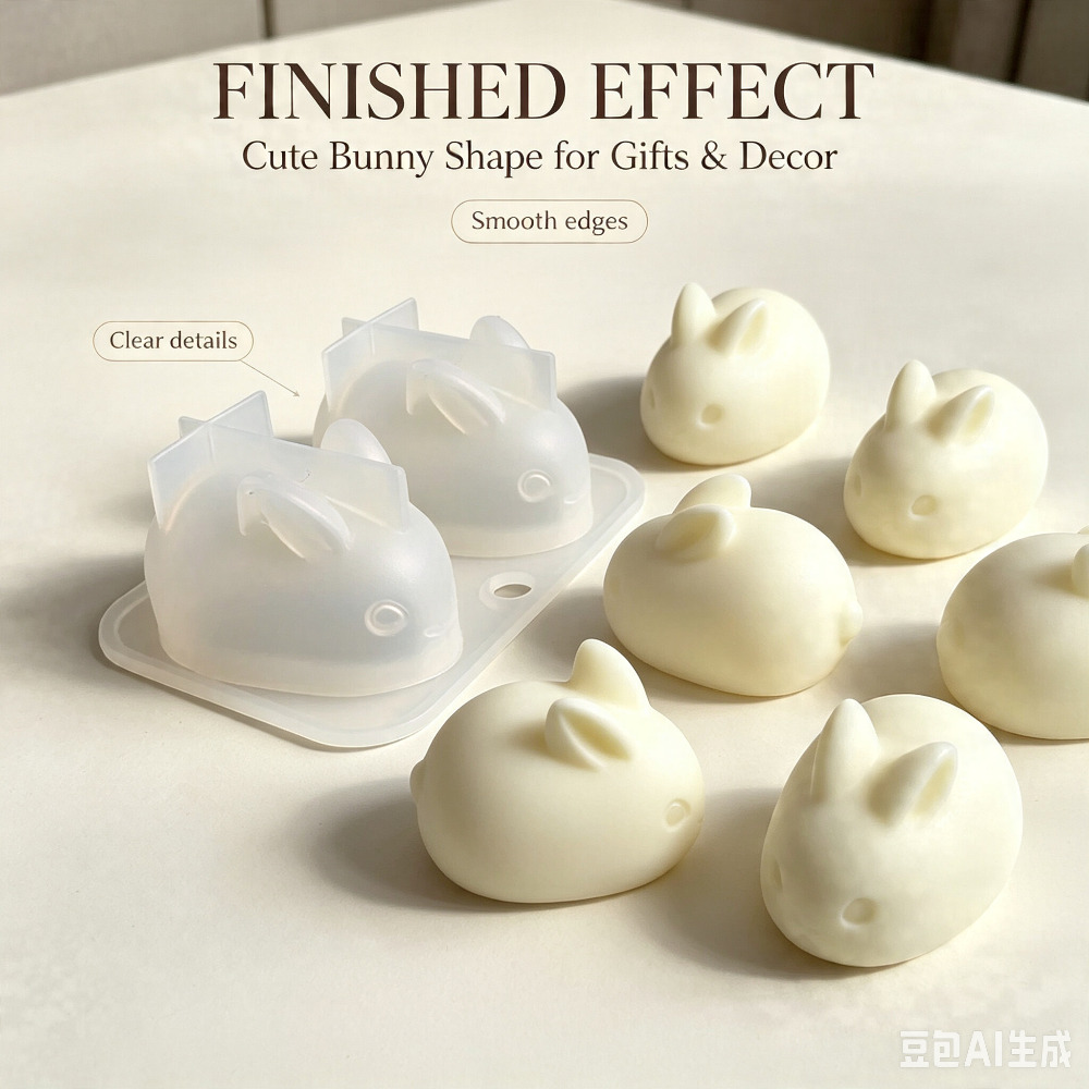 Molde de Silicone 3D Mini Coel - Bunny Cake Mold avaliação e preço