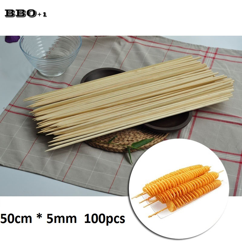 Espetos de bambu descartáveis  - Corn Dog Stick avaliação e preço