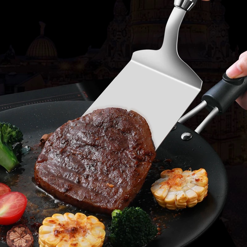 Espátula de Aço Inoxidável par - Okonomiyaki Spatula avaliação e preço