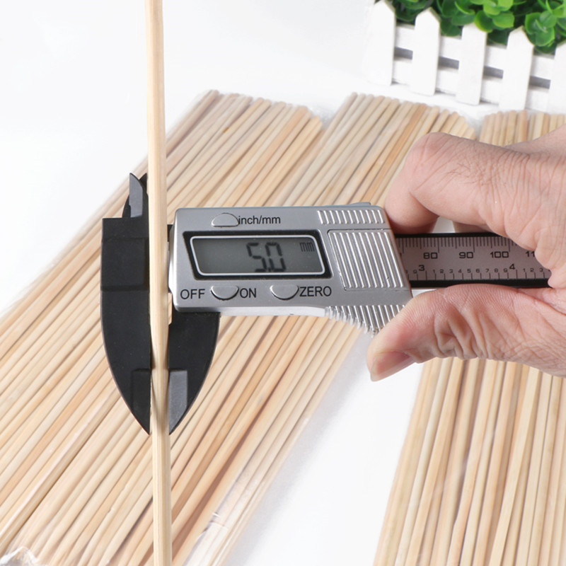 100 unidades de espetos de bam - Corn Dog Stick avaliação e preço