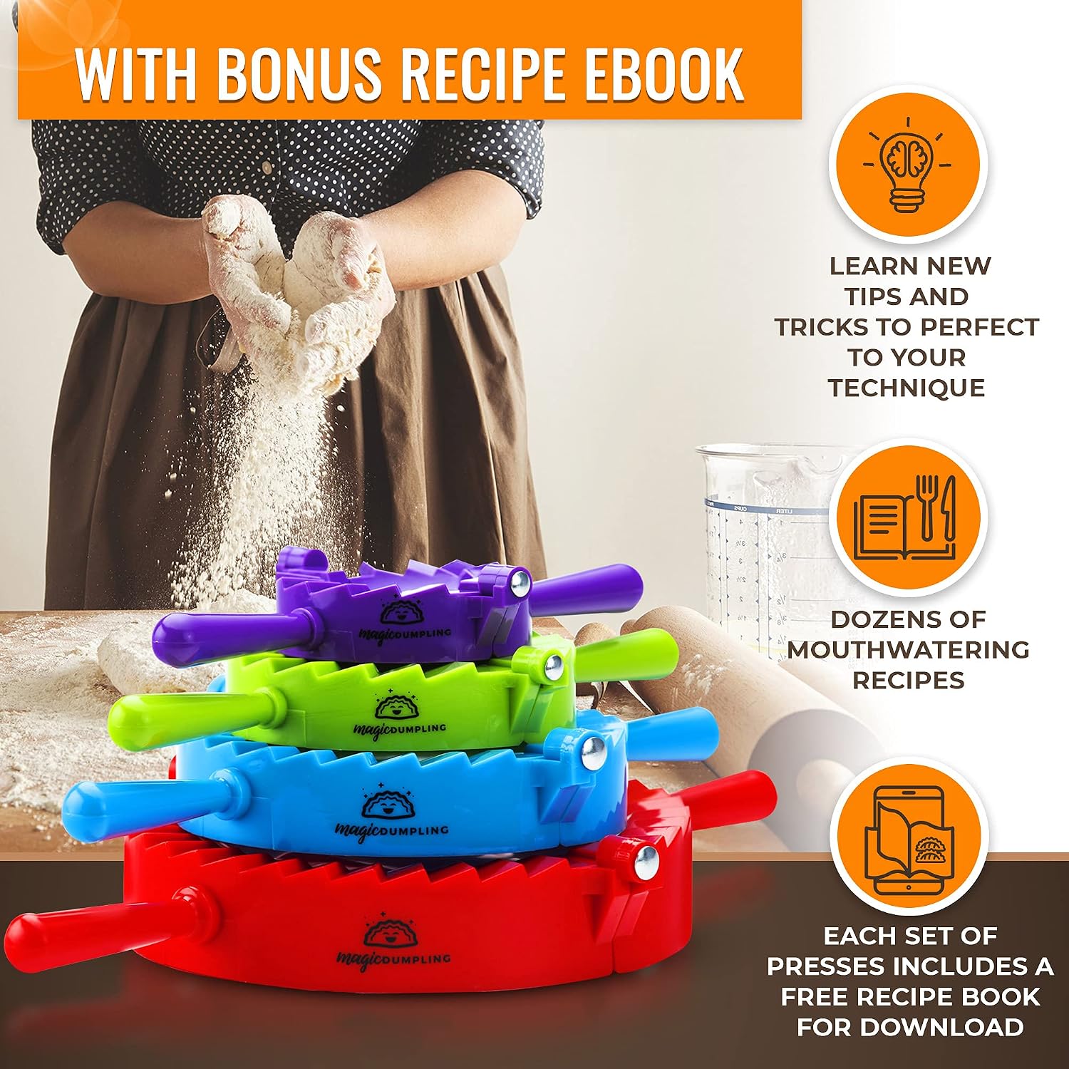 Kit para Fazer Dumplings, Conj - Momo Mold Press avaliação e preço