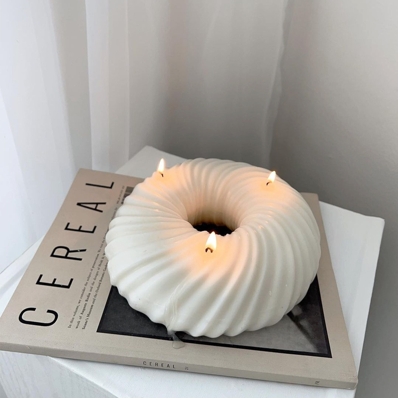 Molde feito à mão da vela do s - Donut Mold Silicone avaliação e preço