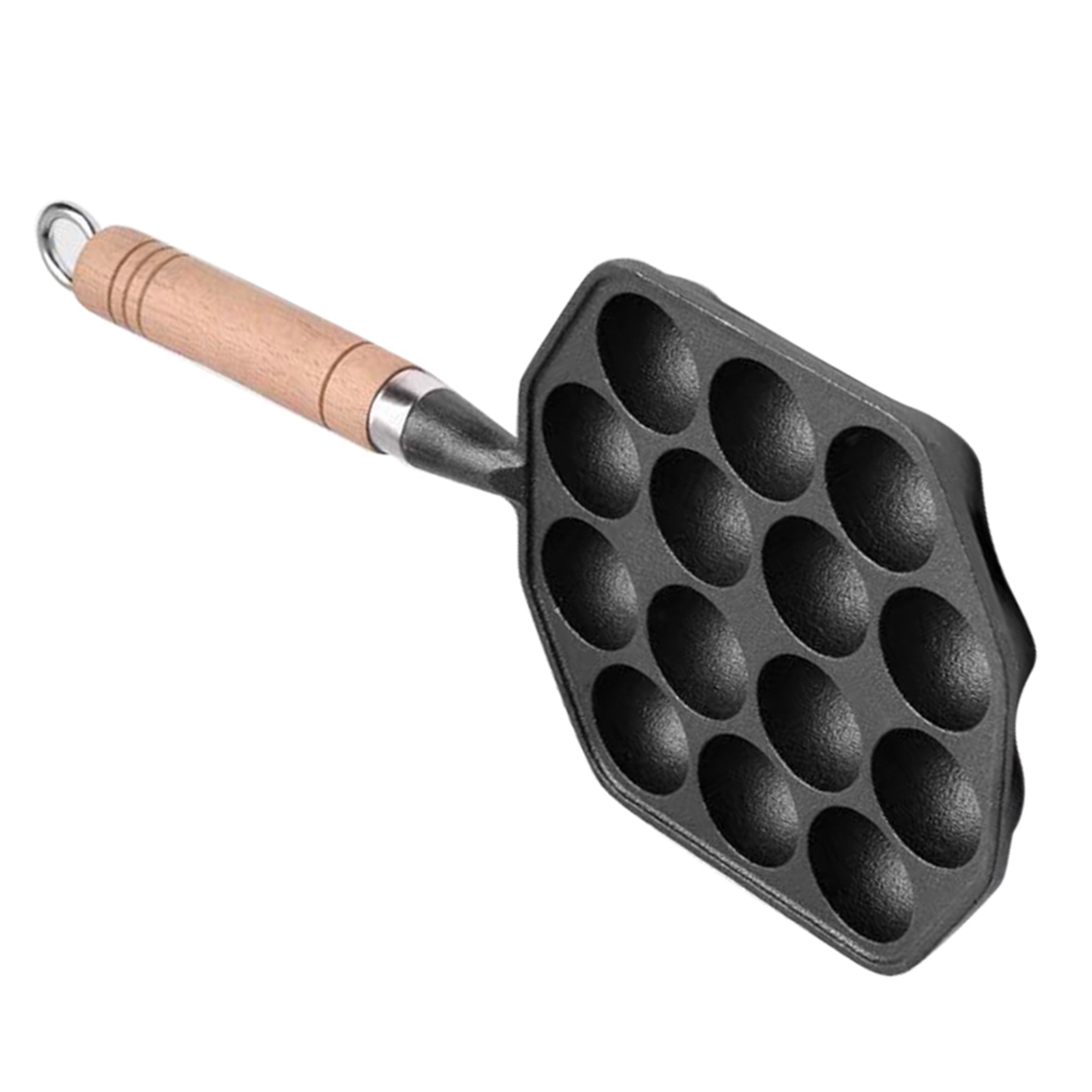 Panela de ferro fundido antiad - Egg Waffle Pan avaliação e preço