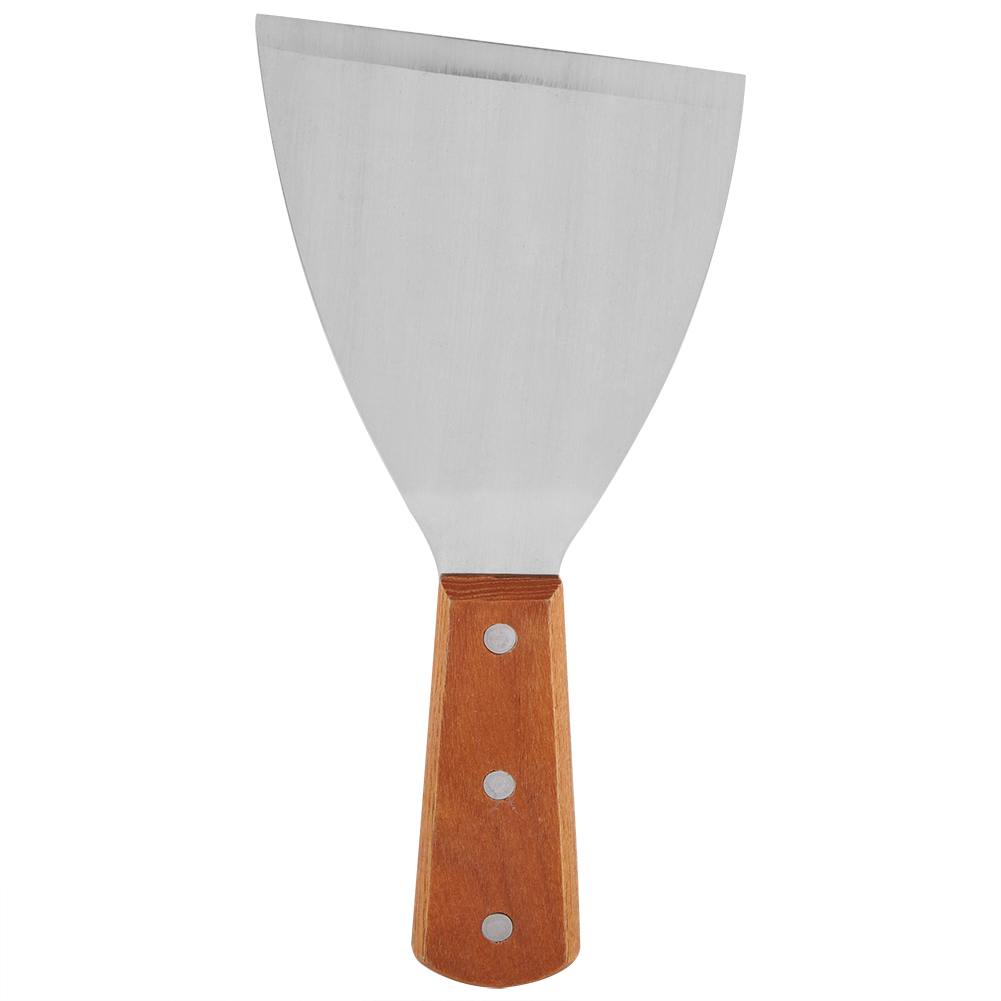 Raspador de pá de aço inoxidáv - Okonomiyaki Spatula avaliação e preço