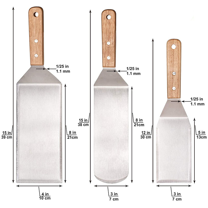 Conjunto de espátulas profissi - Okonomiyaki Spatula avaliação e preço