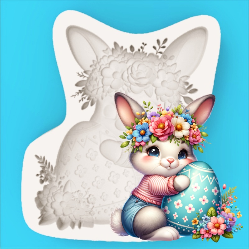 Molde de Silicone para Decoraç - Bunny Cake Mold avaliação e preço