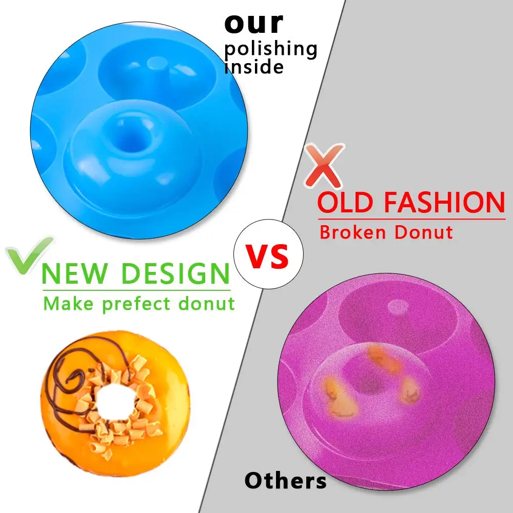 Molde de silicone para rosquin - Donut Mold Silicone avaliação e preço