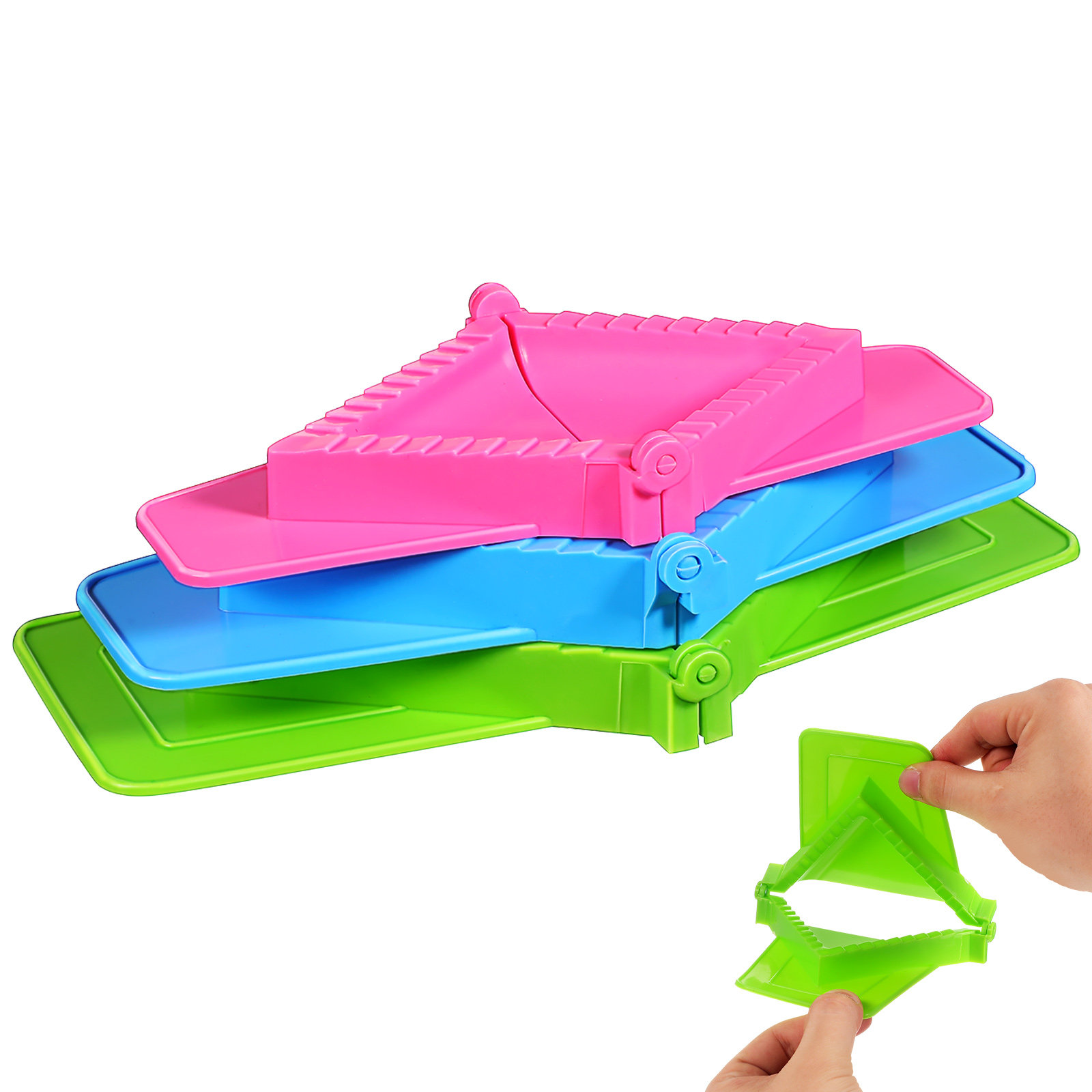 Conjunto de 3 Moldes de Plásti - Dumpling Press Set avaliação e preço