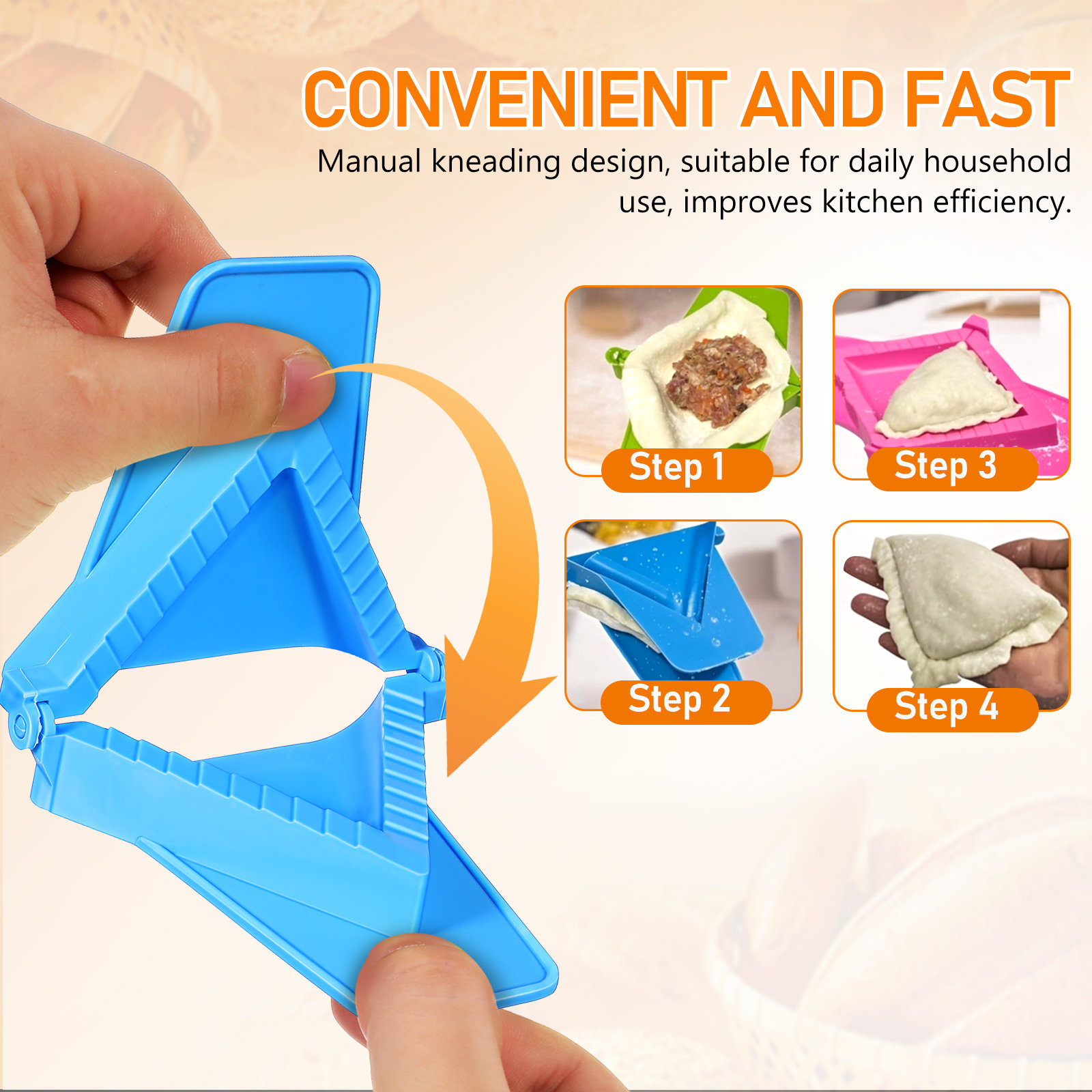 Conjunto de 3 Moldes de Plásti - Dumpling Press Set avaliação e preço