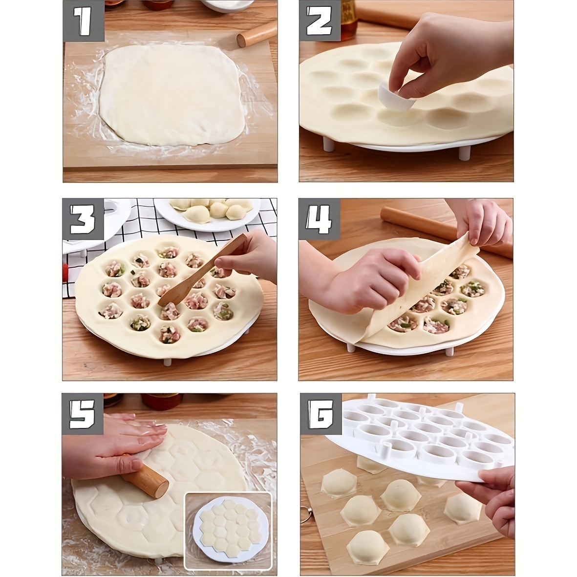 1pc-molde de bolinhos chineses - Dumpling Press Set avaliação e preço