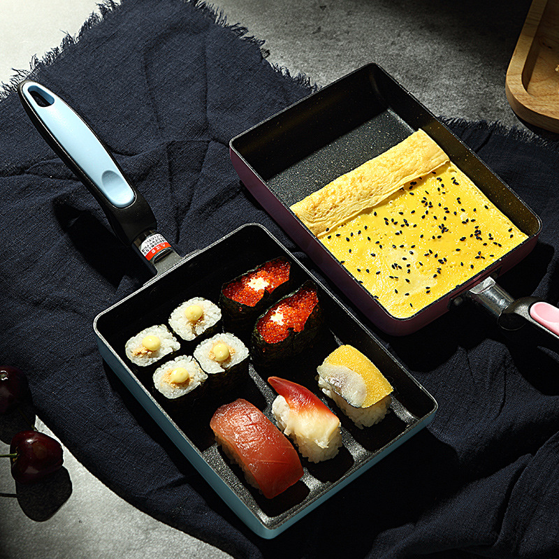 Frigideira tamagoyaki omelete  - Mini Pancake Griddle avaliação e preço