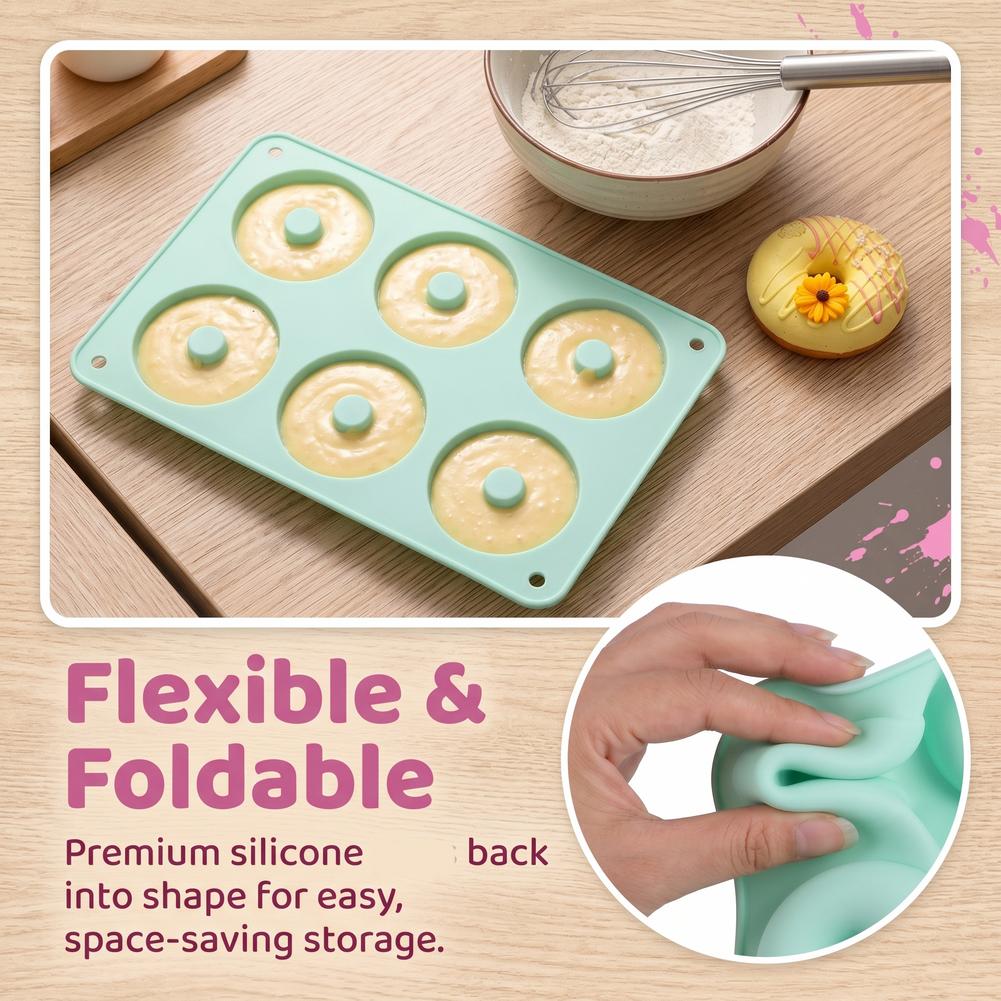 Forma de Silicone para Donuts, - Donut Mold Silicone avaliação e preço