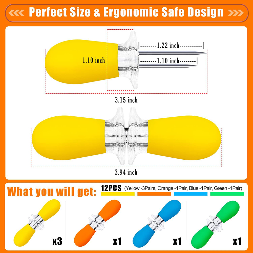 LMETJMA 12 pçs/set Suportes de - Corn Dog Stick avaliação e preço