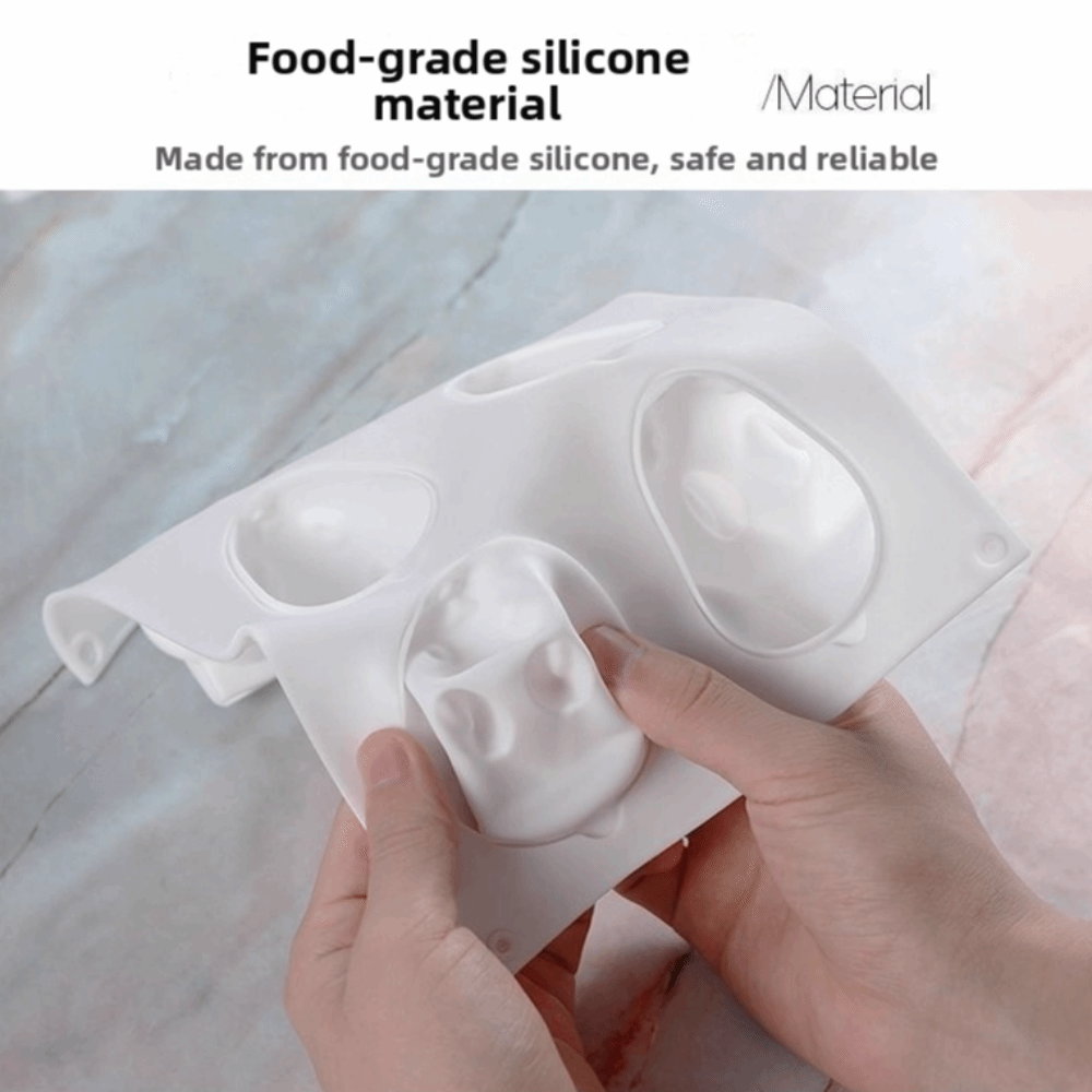 Formas de Silicone Flexíveis 3 - Bunny Cake Mold avaliação e preço