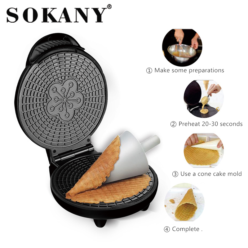 Fabricante elétrico do rolo do - Waffle Cone Maker avaliação e preço