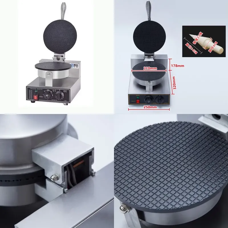 Máquina de Lanches Elétrica TE - Waffle Cone Maker avaliação e preço