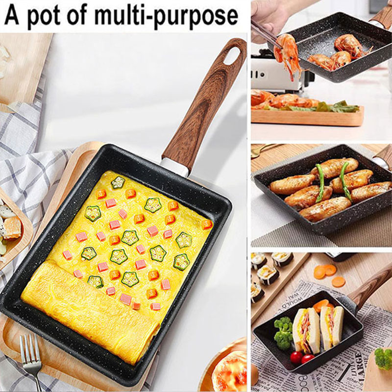 Tamagoyaki japonês omelete pan - Egg Waffle Pan avaliação e preço