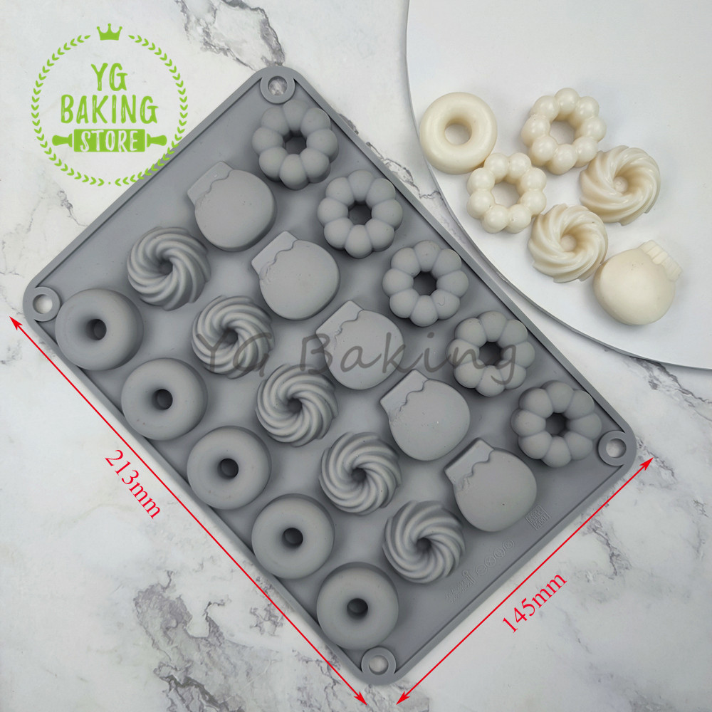 Dorica-3D Mini Molde De Silico - Donut Mold Silicone avaliação e preço