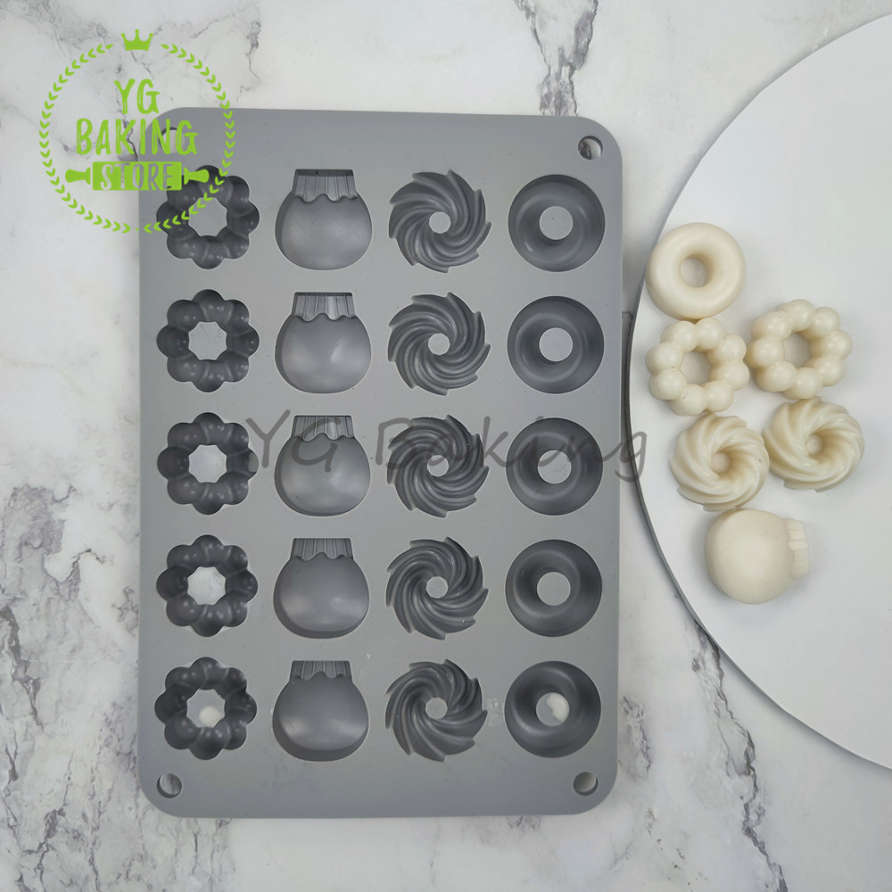 Dorica-3D Mini Molde De Silico - Donut Mold Silicone avaliação e preço