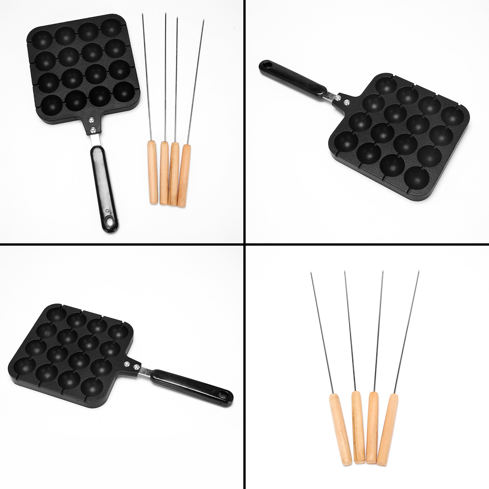 F-T 16 buracos de alumínio tak - Takoyaki Grill Plate avaliação e preço