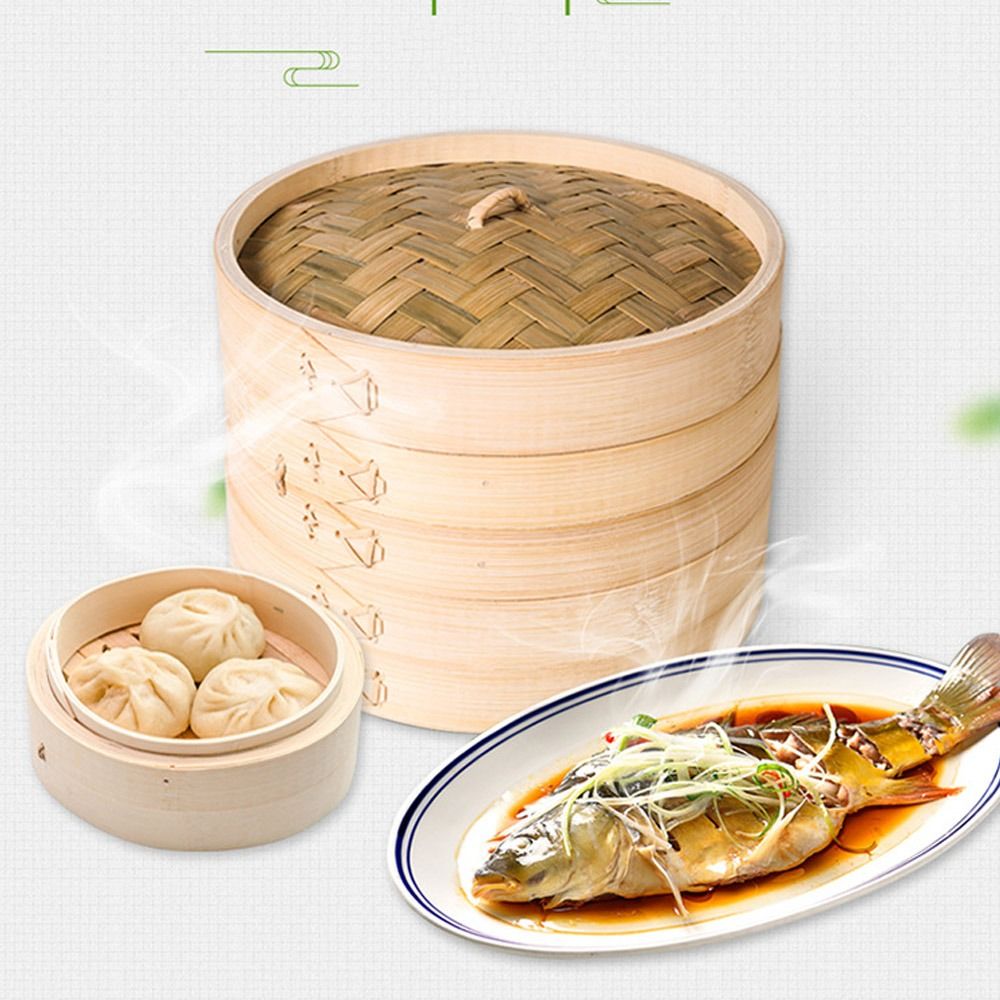 Cesto de Bambu para Cozinhar D - Bao Steamer Bamboo avaliação e preço