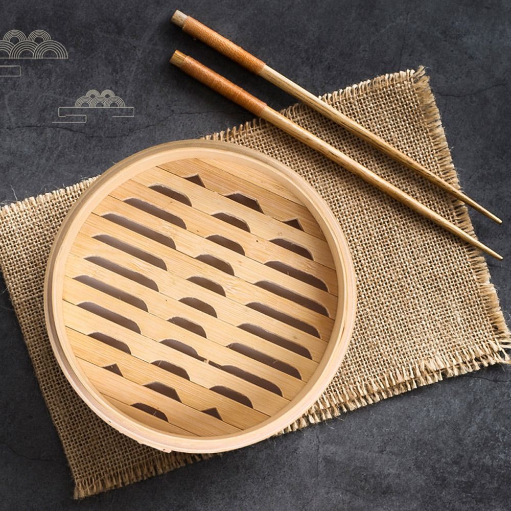 Vapor de bambu com tampa para  - Bao Steamer Bamboo avaliação e preço