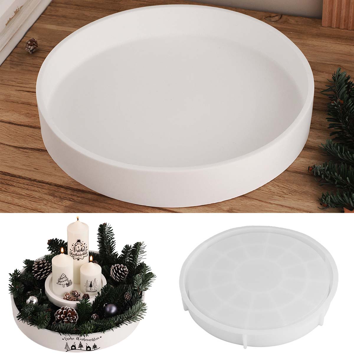 Recipiente de vela redondo de  - Potsticker Mold avaliação e preço