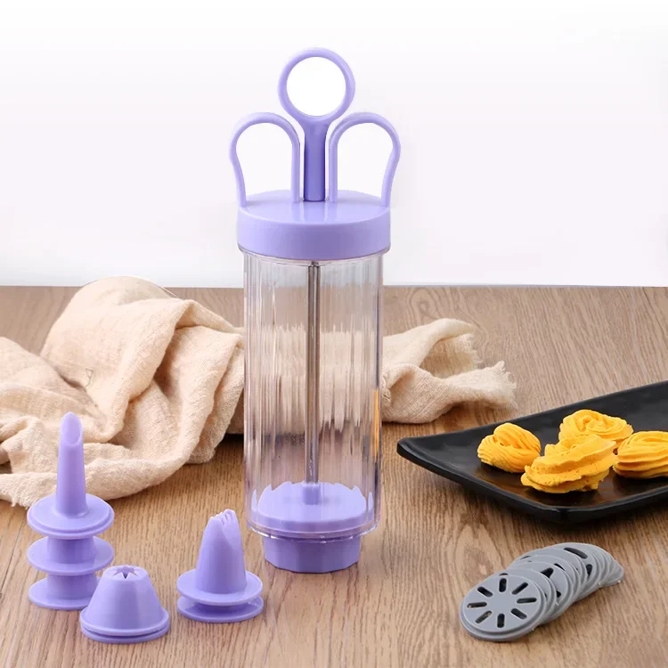 DIY Manual Cookie Press Maker  - Churros Maker Gun avaliação e preço