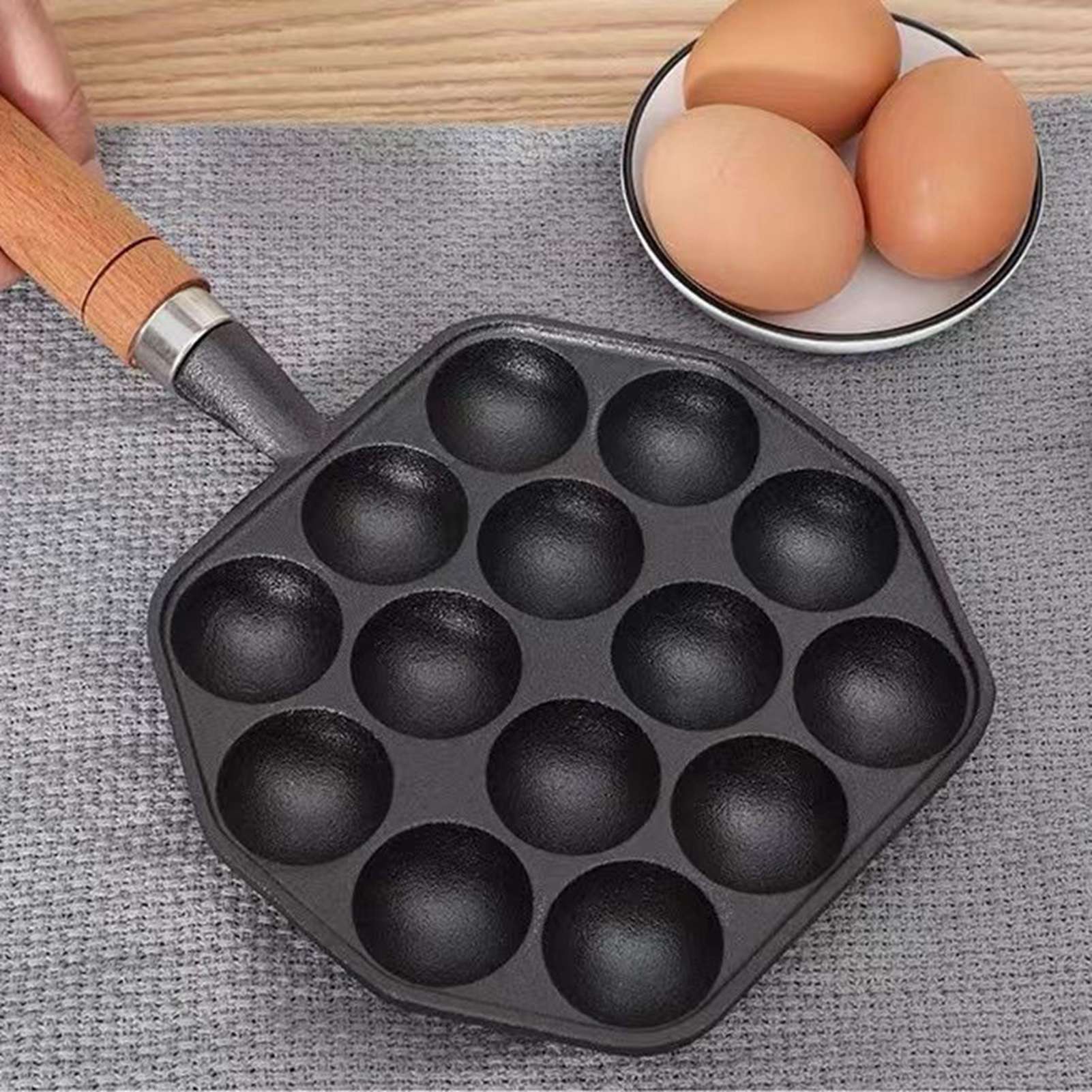 Takoyaki grill pan fácil de li - Takoyaki Grill Plate avaliação e preço