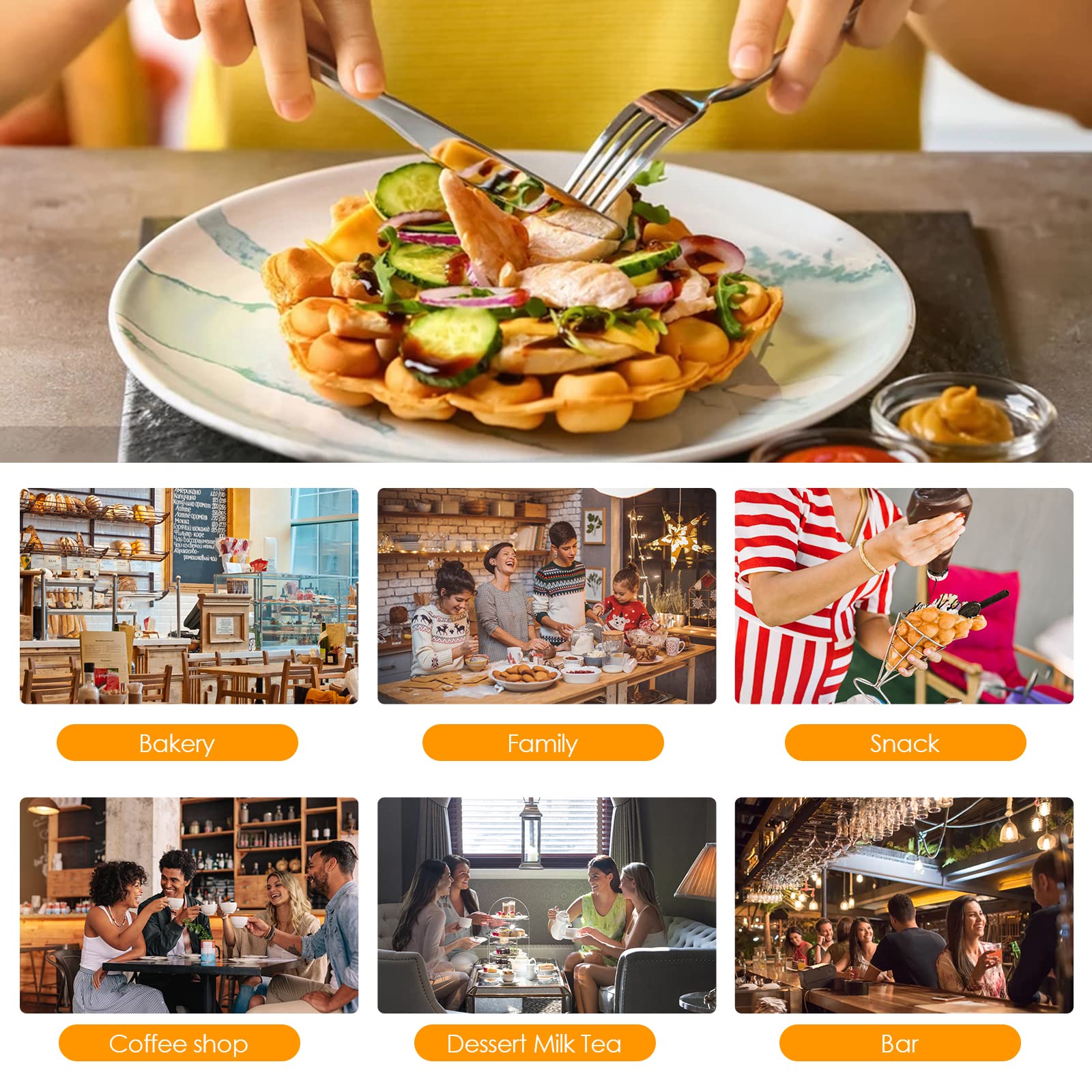 Novo agregado familiar elétric - Waffle Cone Maker avaliação e preço