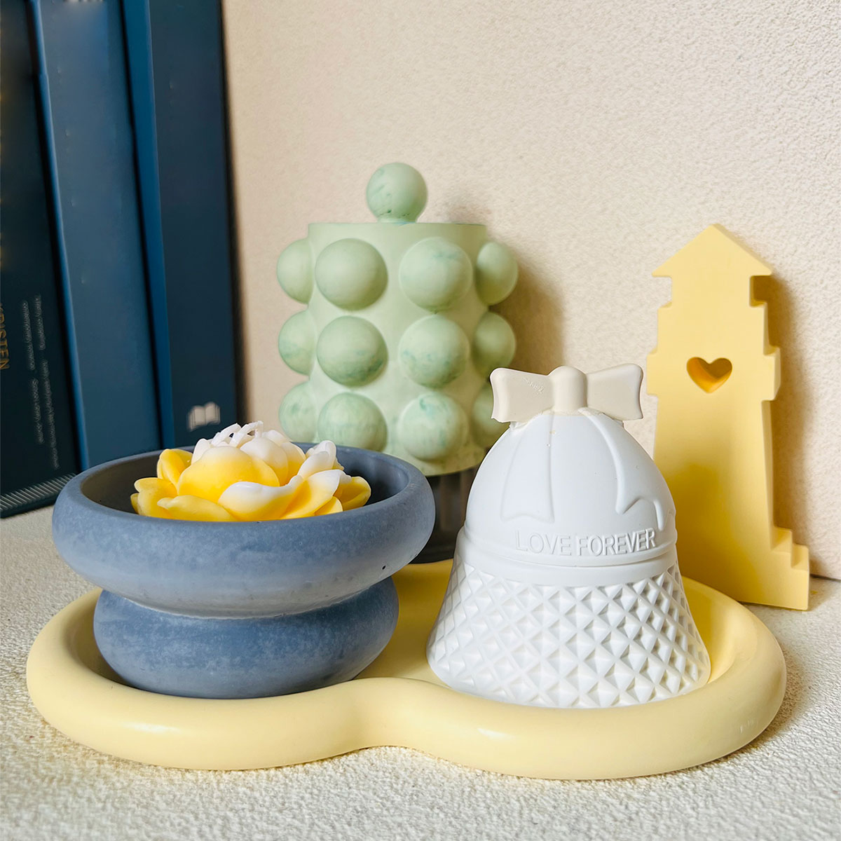 Vela Vessel Concrete Mold, Bub - Donut Mold Silicone avaliação e preço